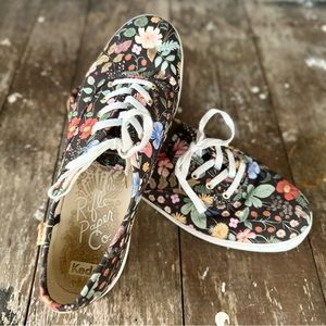 Keds Rifle Paper Co. wild rose champion collection tennis shoes! Size 9.5